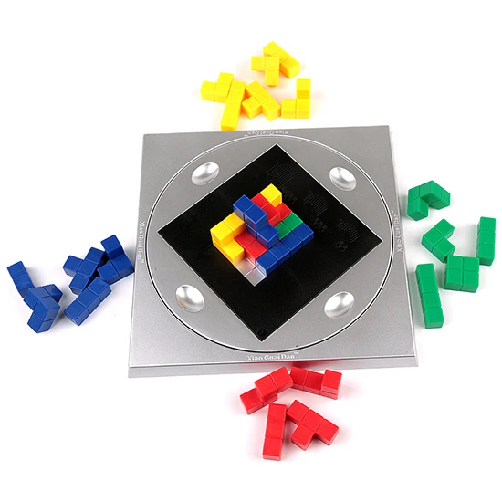 Akay Hi-Q Toys 3D Magic Square-3D Sihirli Küpler Aile Akıl ve Zeka Oyunu