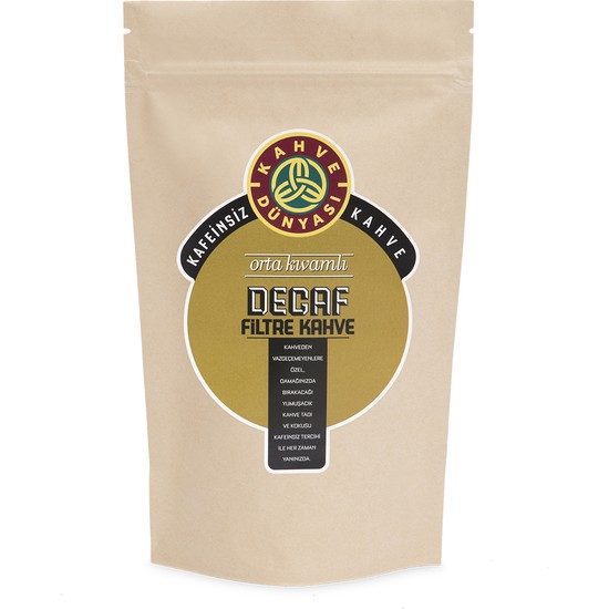 Kahve Dünyası Decaf Filtre Kahve 250 Gr Fiyatı Taksit Seçenekleri