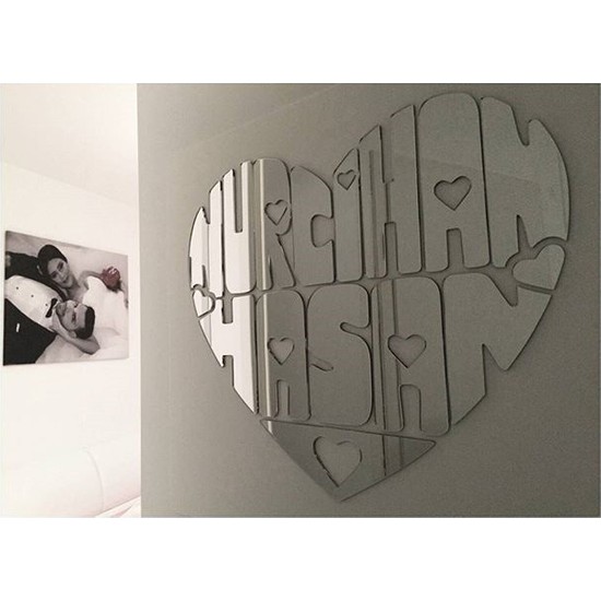 Aşk Aynası - 65x55cm İsimli Ayna