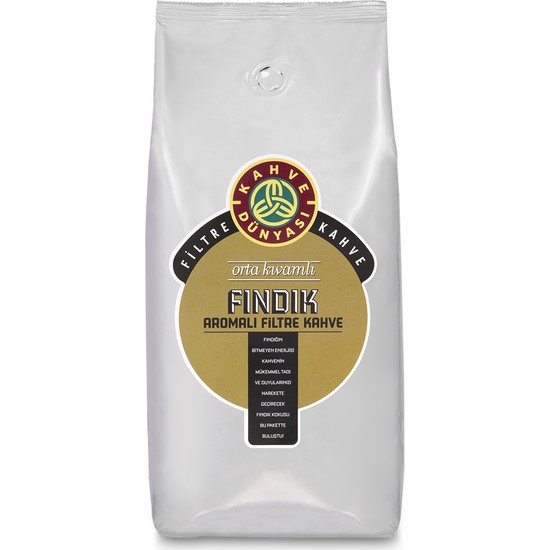 Kahve Dünyası Fındık Aromalı Filtre Kahve Çekirdek 1000 g Fiyatı