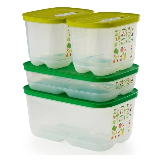 Tupperware Sera Set 4'Lü Sebze Saklama Kabı