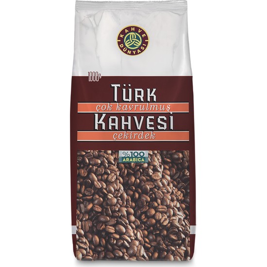 Kahve Dünyası Çok Kavrulmuş Türk Kahvesi Çekirdek 1Kg Fiyatı