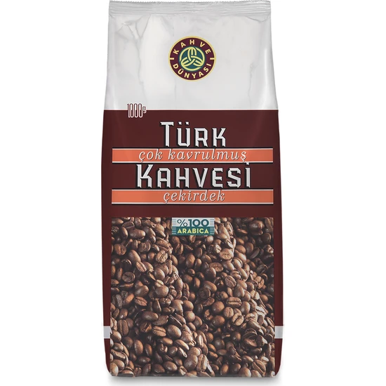 Kahve Dünyası Çok Kavrulmuş Türk Kahvesi Çekirdek 1Kg