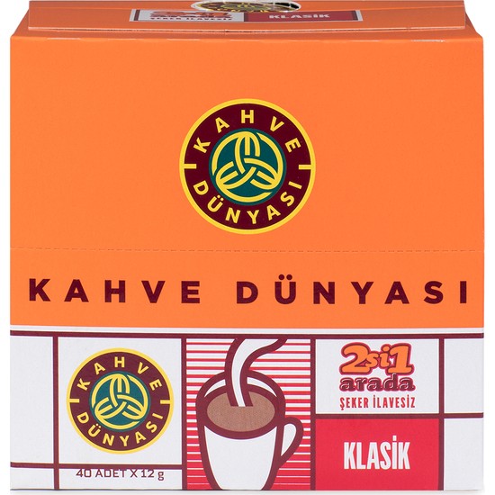 Kahve Dünyası 40�lı 2�si 1 Arada Klasik Hazır Kahve Fiyatı