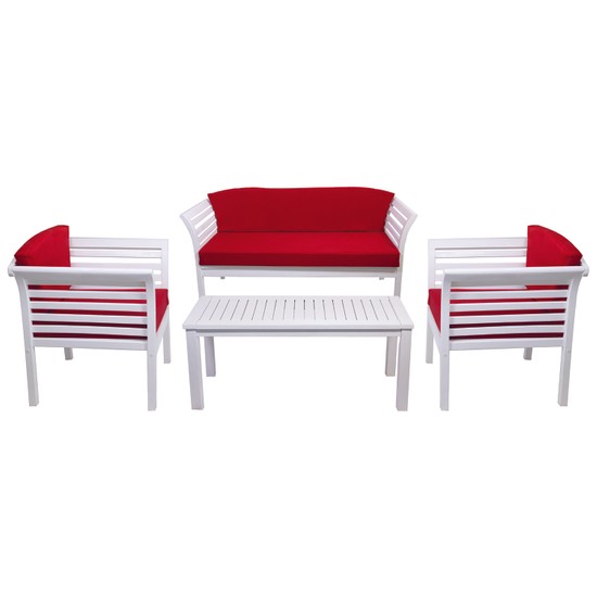 Bahçeci Venüs Oturma Takımı Beyaz Fiyatı Taksit Seçenekleri