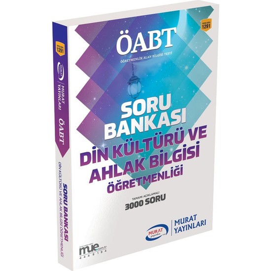 ÖABT Din Kültürü Ve Ahlak Bilgisi Öğretmenliği Tamamı Açıklamalı Soru Bankası Murat Yayınları