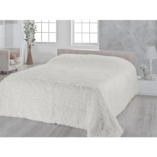 Varol Çift Kişilik Bambu Yatak Örtüsü Krem Fiyatı