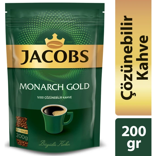 Jacobs Monarch Gold Kahve 200gr