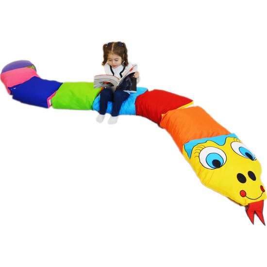 Dilteks Anaokulu Çocuk Odası Figürlü Yılan Minder Seti 8