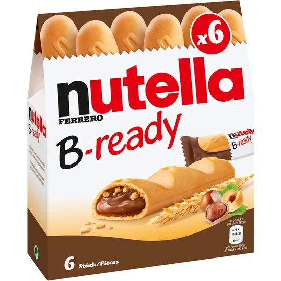 Nutella B-Ready 132 Gr. (1 Paket)