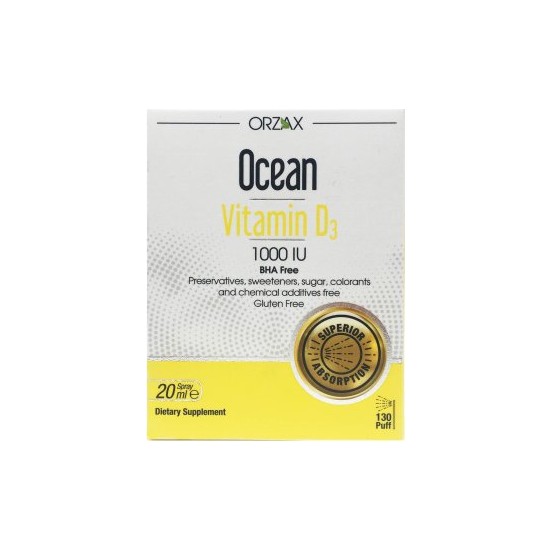 Ocean Plus Vitamin D3 1000 IU Sprey 20 ml Fiyatı