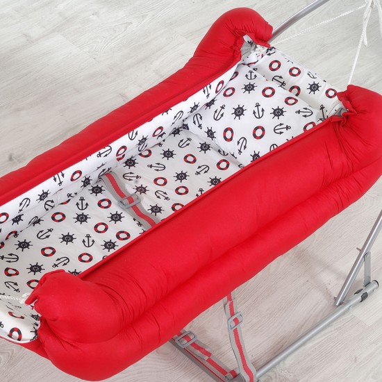 Popvitrin Lüks Bebek Hamağı Kırmızı Fiyatı Taksit