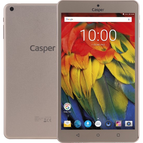 Casper Via S28-2 16GB 8" IPS Gold Tablet