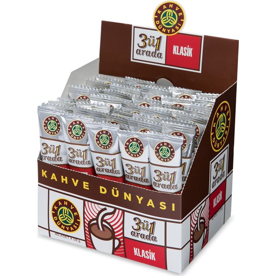 Kahve Dünyası 3ü 1 arada Klasik 320�li Eko Paket Fiyatı