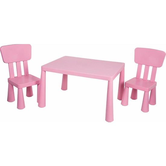 Hepsi Home Mini Çocuk MasaSandalye Seti Pembe Fiyatı