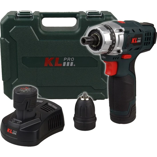 Klpro Klnm1020 10.8Volt/2.0Ah Li-İon Çift Akülü Profesyonel Vidalama