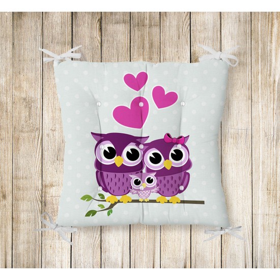 RealHomes Pofidik Kare Sandalye Minderi 40x40cm Düğmeli Fiyatı