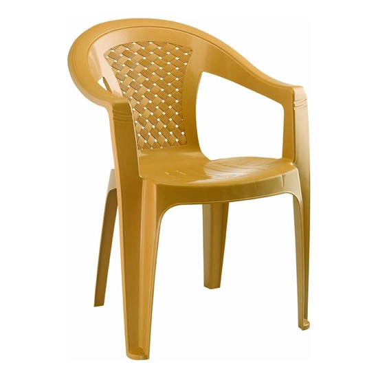 Gardelia Lux 10 Adet Plastik Koltuk Sandalye Takımı 1.Sınıf Kahve