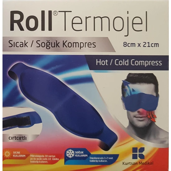 Roll Termojel GÖZ Sıcak Soğuk Kompres Jel 8X21 Termofor Kompress