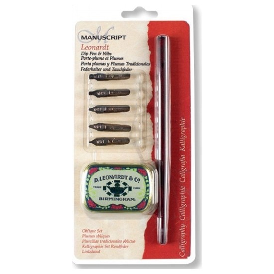 Manuscript Right Oblique Nib Set, Yan Kesik Uç Seti Fiyatı
