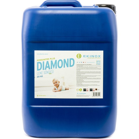 Ekinox Diamond Konsantre Plus Leke Sökücü 20 kg Fiyatı
