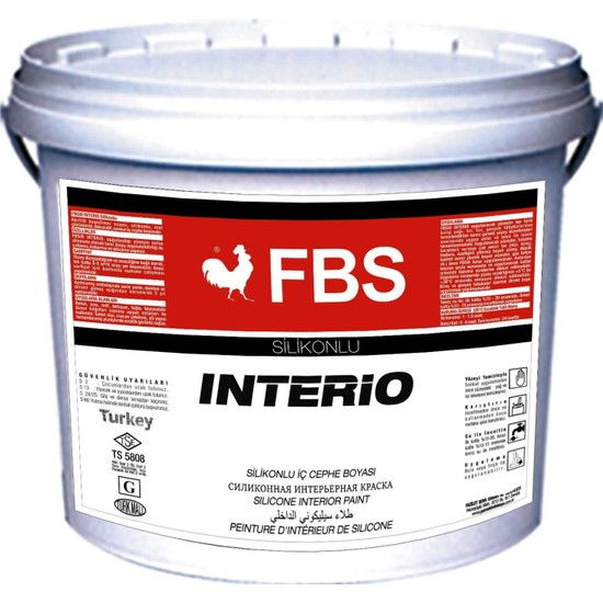 Fbs Silikonlu İç Cephe Boyası 3.5 kg Buz Mavisi Fiyatı