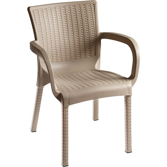 Comfort 80X140 Masa 4 Sandalye Balkon Mutfak Bahçe Rattan