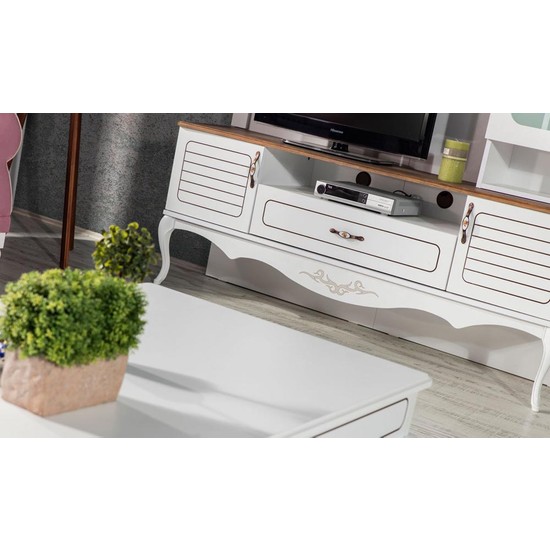 Yıldız Mobilya Bahar Country Tv Ünitesi Fiyatı Taksit Seçenekleri