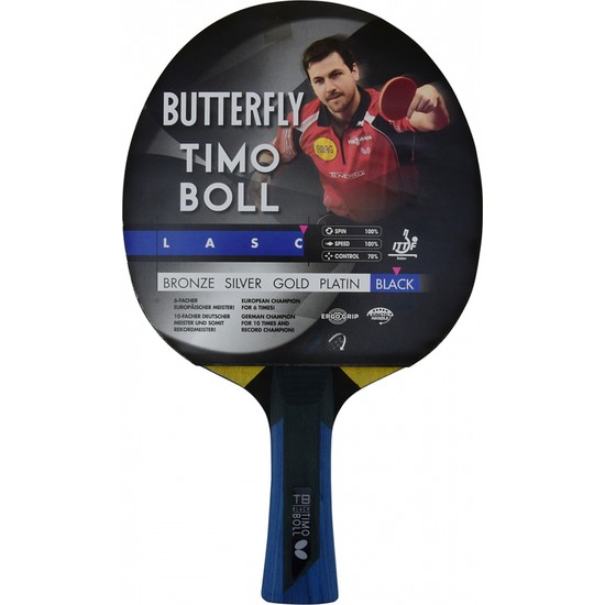 Butterfly Timo Boll Black ITTF Onaylı Masa Tenisi Raketi 85031