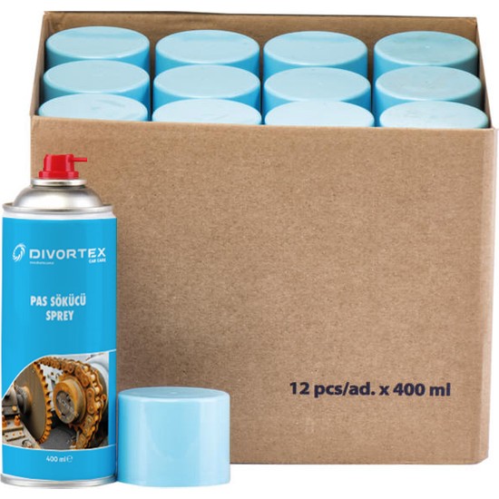 Divortex Güçlü Pas Sökücü ve Önleyici Sprey 400 ml. x 12 Fiyatı