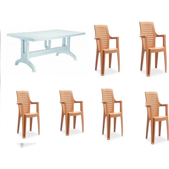 Novussi Gardelia Elegance Sandalye 6 Adet Comfort80X140 Masa Fiyatı