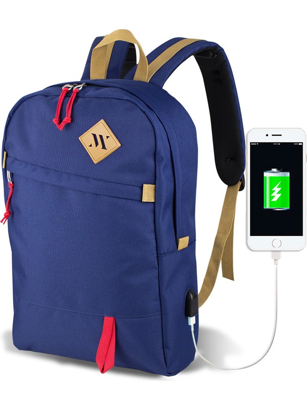 My Valice Smart Bag FREEDOM Usb Şarj Girişli Akıllı Sırt Çantası Lacivert