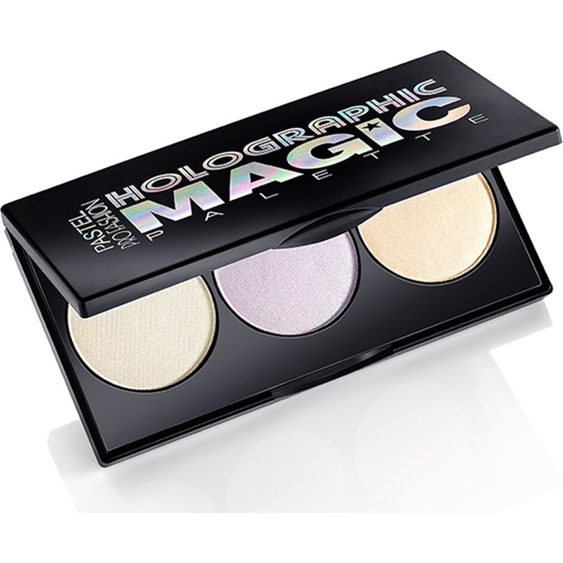 Pastel Profashion Holographic Magic Palette Yoğun Pigmentli Göz Farı 3 Renkli Holografik Etki