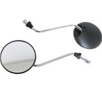 Tvr CG-125 Yuvarlak Ayna QY-103 Siyah 10 mm Bağlantı ile Motosikletler İçin Estetik ve Dayanıklı