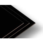ECS Ahşap Mdf Siyah Laminat Kaplı Panel Plaka Tabaka