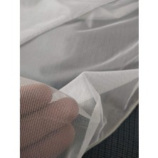 Ran Perde Tül Perde Düz Dökümlü Modern Tül Perde -Açık Gri