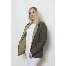 Cottoncool Kadın Haki Içi Polar Mont