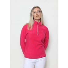 Cottoncool Kadın Polar Yarım Fermuar Sweatshirt