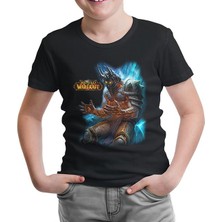 Lord T-Shirt World Of Warcraft - Wrath Siyah Çocuk Tshirt
