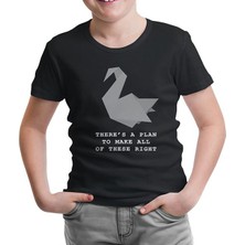 Lord T-Shirt Prison Break - A Plan Siyah Çocuk Tshirt