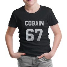 Lord T-Shirt Kurt Cobain - 67 Siyah Çocuk Tshirt