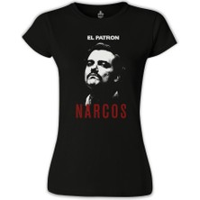 Lord T-Shirt - El Patron Siyah Bayan Tshirt