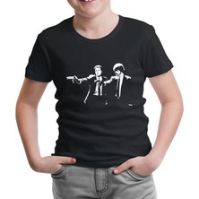 Lord T-Shirt Pulp Fiction - That Scene Siyah Çocuk Tshirt