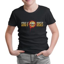 Lord T-Shirt Guns N Roses - Drops Logo Siyah Çocuk Tshirt