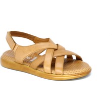 Trendyshoes Trendyshose AK-052 Deri Anatomic Kadın Sandalet