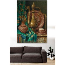 70X100 Antikalar Duvar Kanvas Tablo