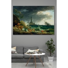 100X140 Kaçış Rönesans Duvar Kanvas Tablo