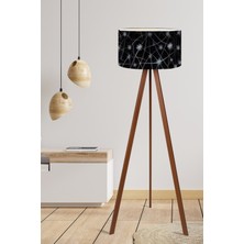 Hediyeler Kapında Silver Yıldızlı Siyah Başlıklı Tripod Lambader