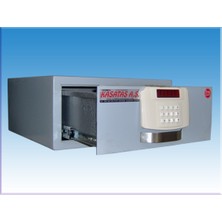 Kasataş 020BEKV LCD Ekranlı Çekmeceli Beyaz Elektronik Şifreli Otel Oda L