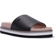 Nine West Dannıla 2fx Siyah Kadın Kalın Taban Terlik